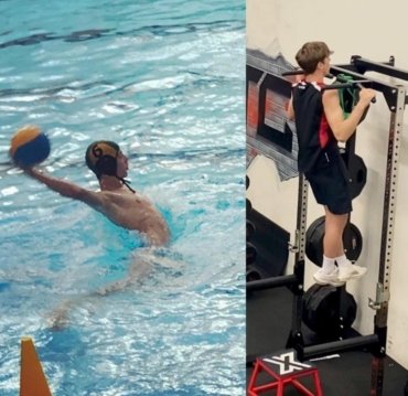 GB Under 17’s Water Polo Curved Back